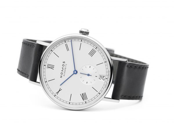 Nomos Ludwig Automatic Date (ref 271) - on its side
