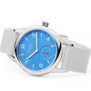 Nomos Club Neomatik Siren Blue (ref 742) (on its side)