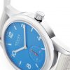 Nomos Club Neomatik Siren Blue (ref 742) (close-up)