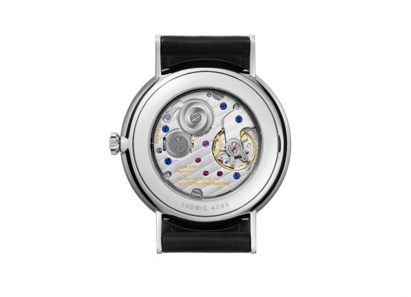 Nomos Ludwig 38 Date (ref 231) - rear view