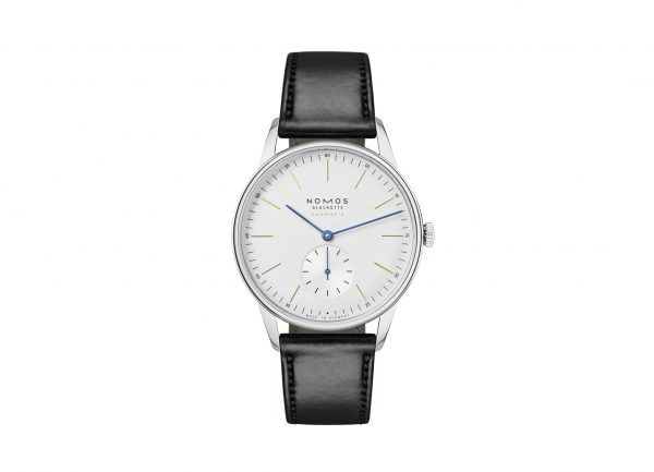 Nomos Orion Neomatik 39 (ref 340) - showing strap