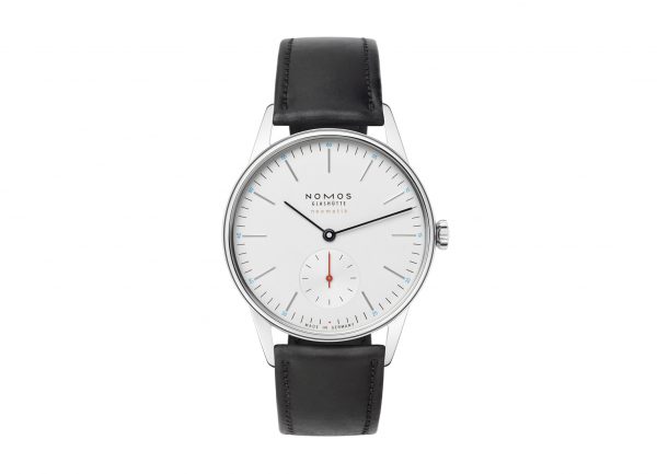 Nomos Orion Neomatik (ref 392) - showing strap