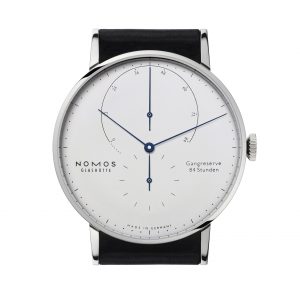 Nomos Lambda White Gold Blue Hands (Ref 933)