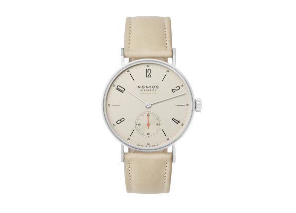 Nomos Tangente Neomatik Champagne (ref 176) - showing strap